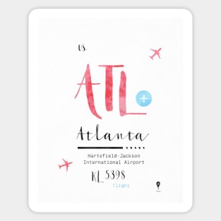 ATL Atlanta airport Sticker